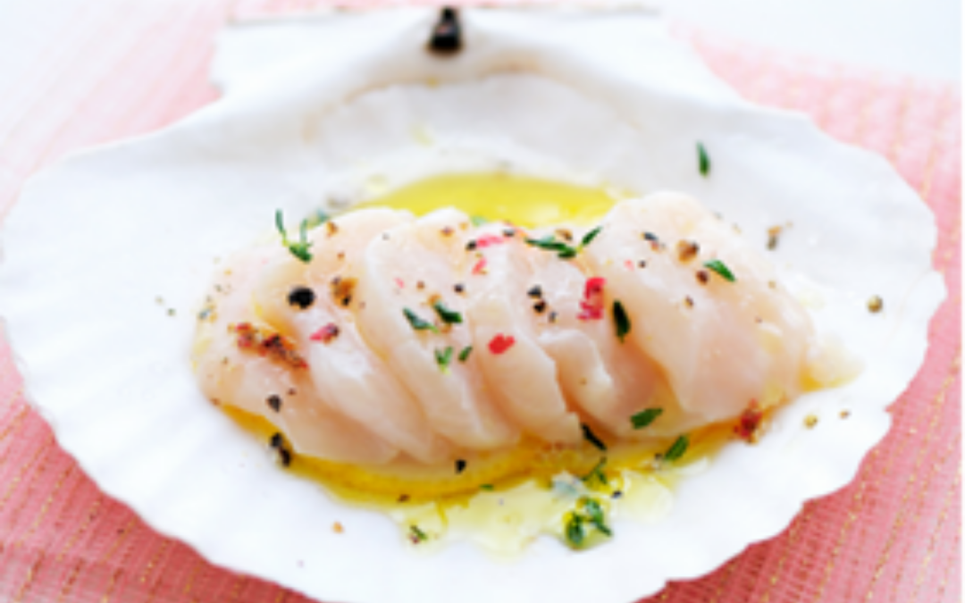 Scallop carpaccio